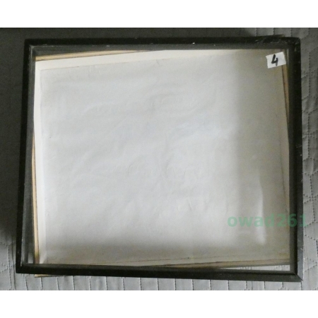 GABLOTA ENTOMOLOGICZNA OKLEINOWANA OSZKLONA 42/36cm z wyścieleniem (używana)4